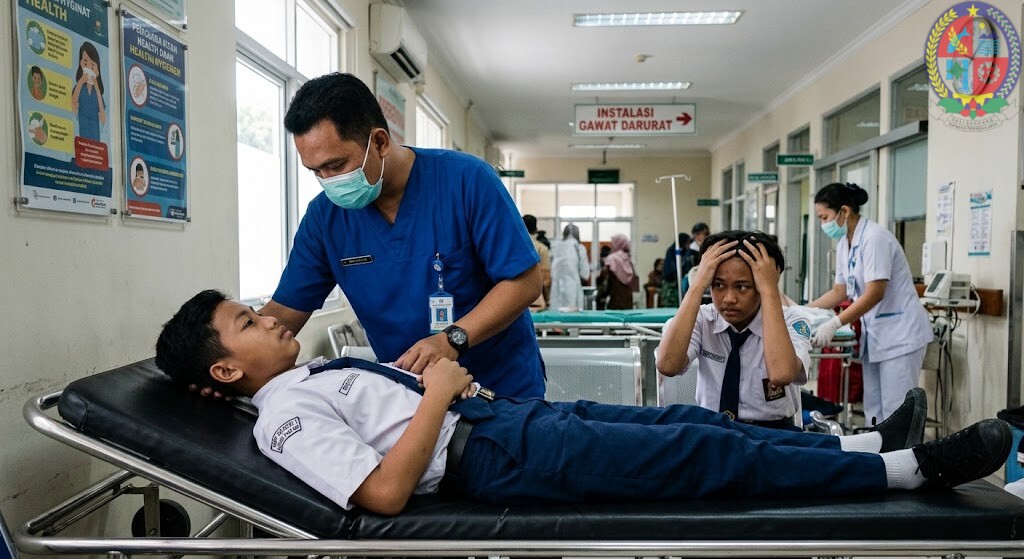 Dua Siswa SMP Negeri 1 Lubuk Pakam Dilarikan ke Rumah Sakit Usai Menyantap Menu MBG