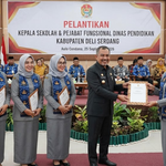 Wajah Baru Pendidikan Deli Serdang: Pemkab Lantik 15 Kepala Sekolah dan Dorong Transformasi Sekolah Ramah Siswa