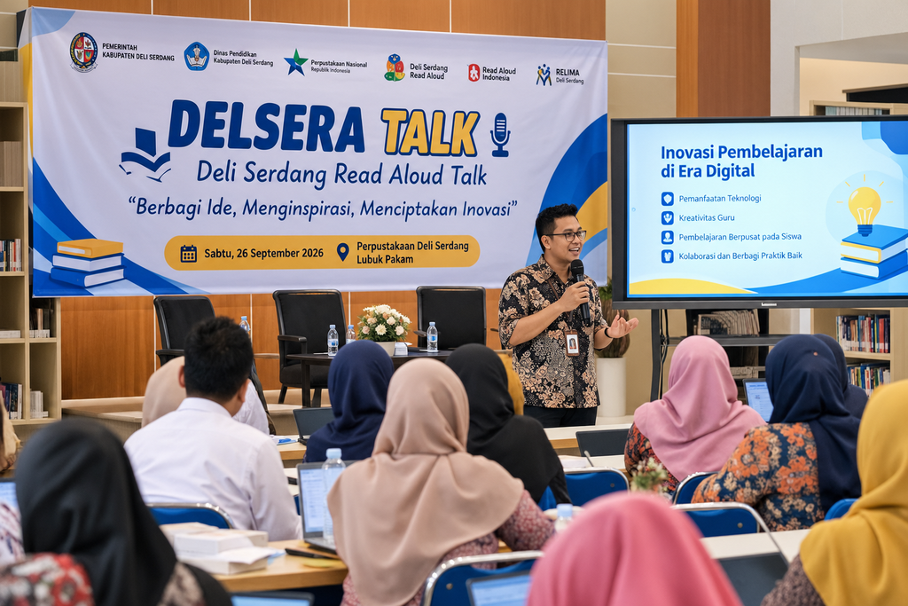Deli Serdang Read Aloud Siapkan DELSERA TALK, Dorong Guru Berinovasi dalam Pembelajaran