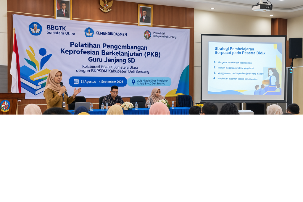 Deli Serdang Perkuat Kompetensi Guru SD melalui Pelatihan Pengembangan Keprofesian Berkelanjutan